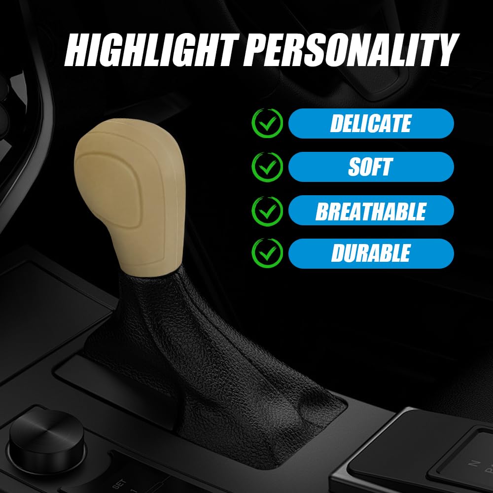 Zufoty Universal Silicone Gear Shift Knob Cover