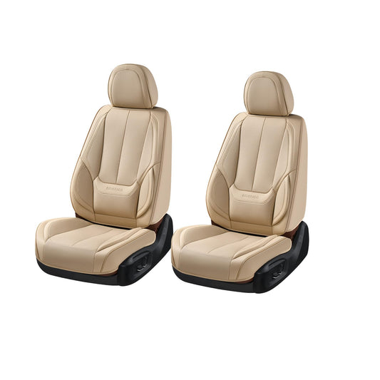 Coverado 8805 Car Seat Covers Full Set, Waterproof Nappa Leather Auto Seat Protectors,Front and Back Seat Covers