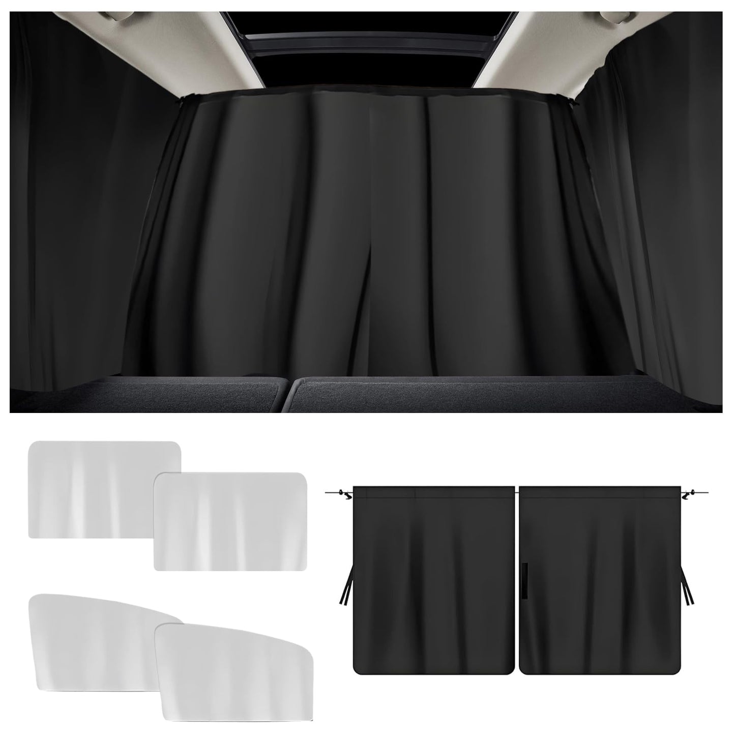 Universal Car Privacy Window Shade Set
