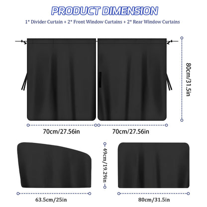 Universal Car Privacy Window Shade Set