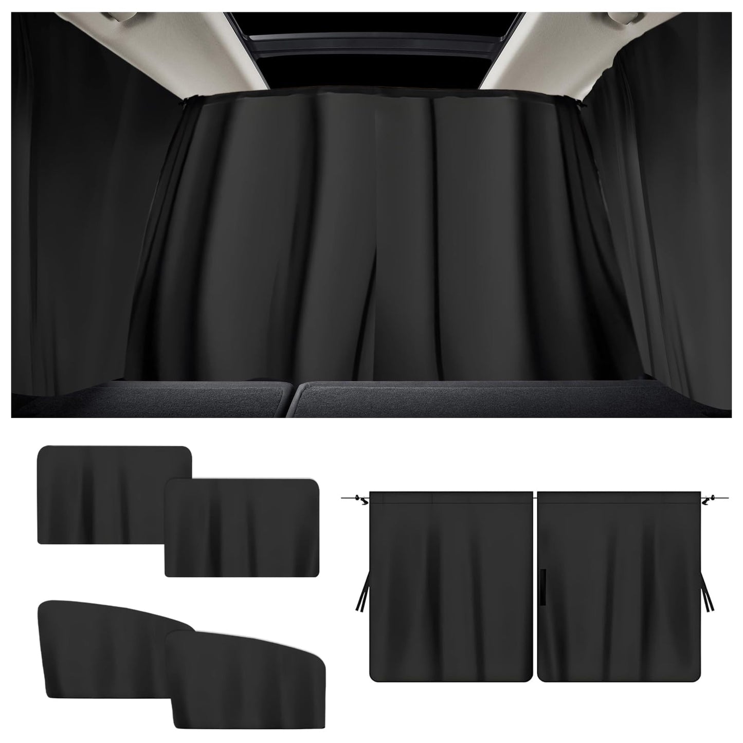 Universal Car Privacy Window Shade Set