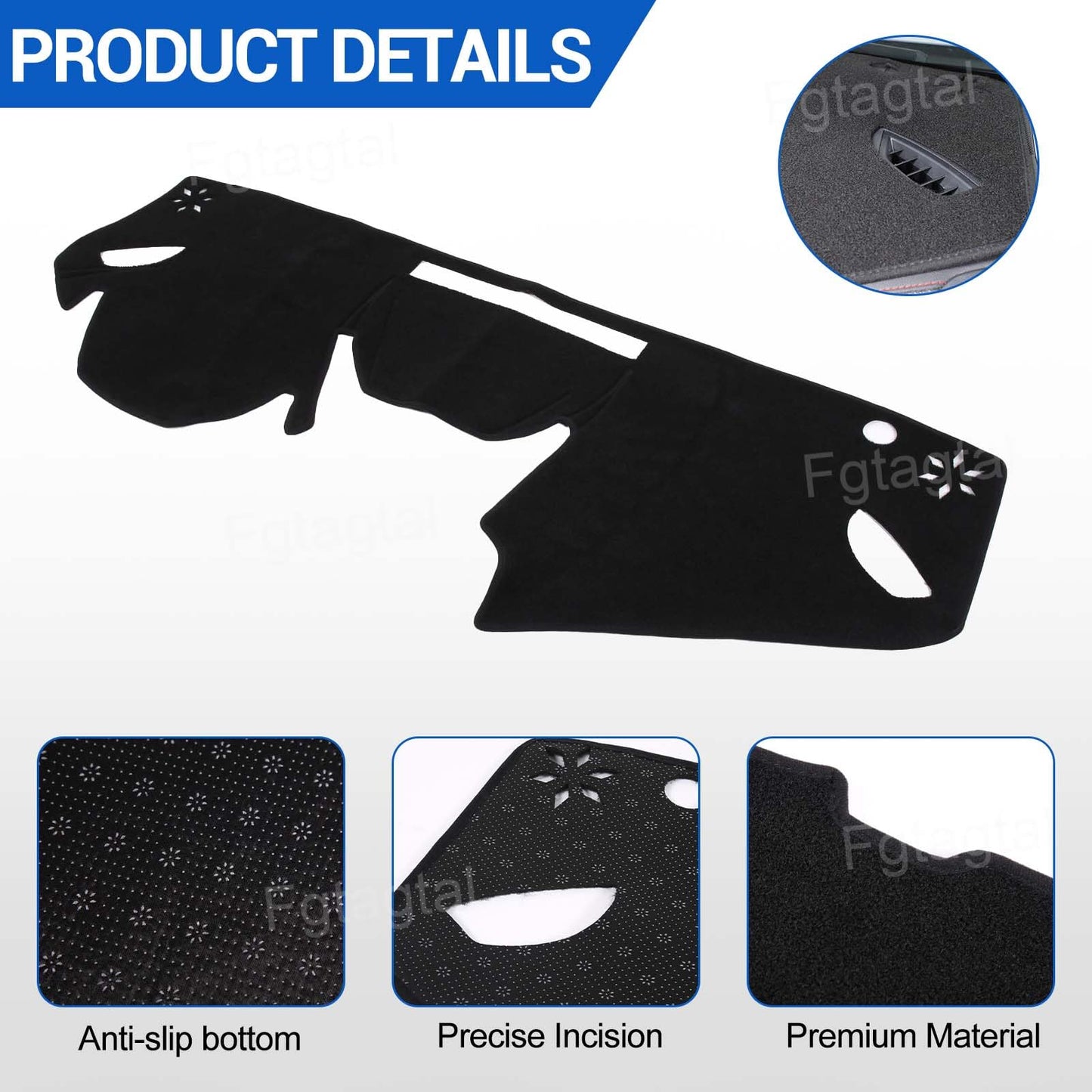 Fgtagtal Custom Dashboard Cover for Subaru