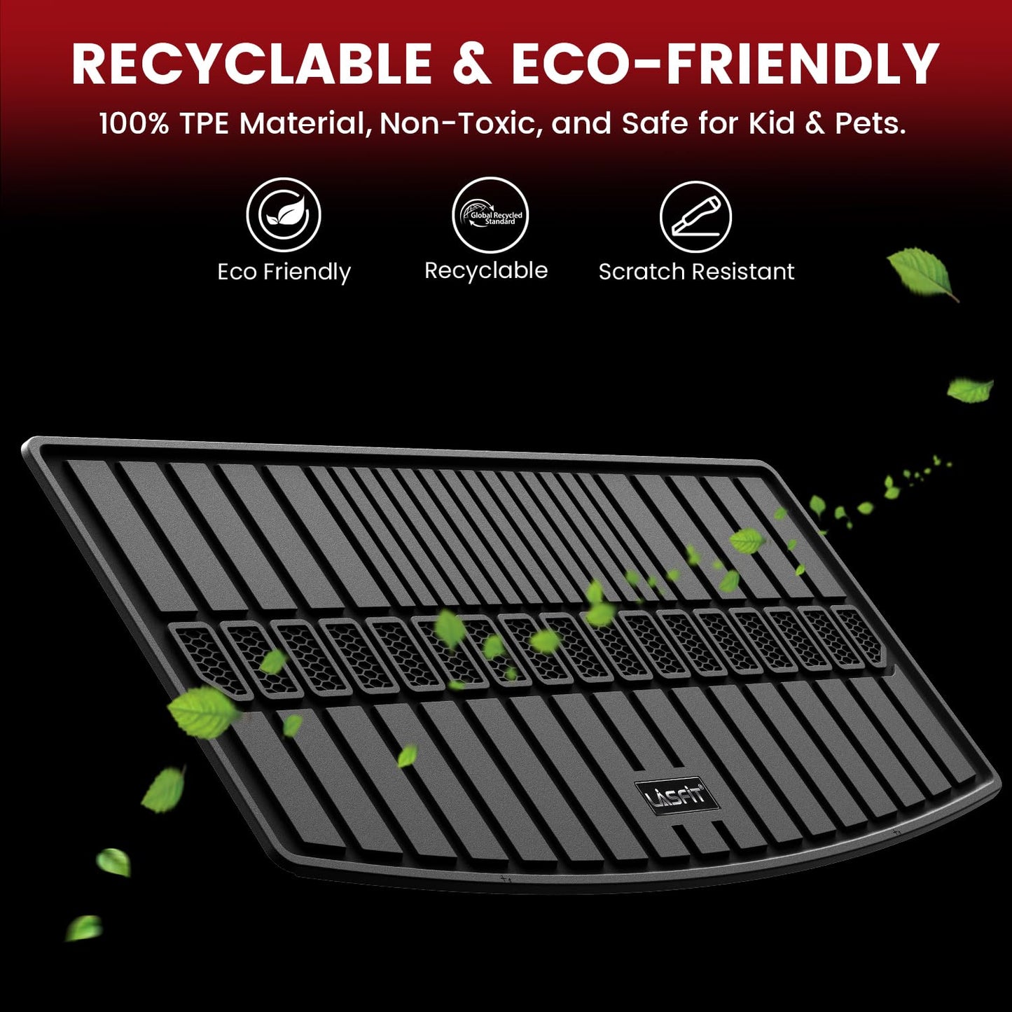 LASFIT Floor Mats Fit for Jeep