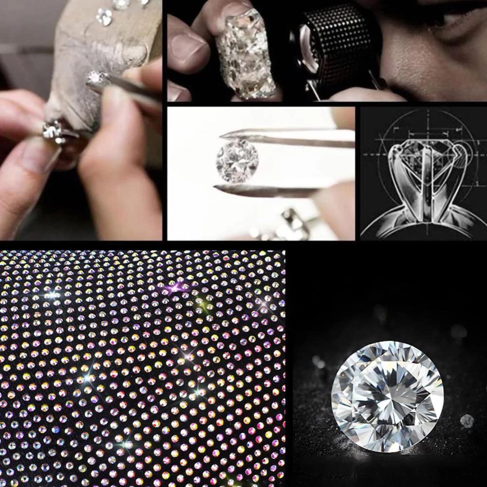 MINGZAIQIPEI Crystal Bling Handbrake Cover