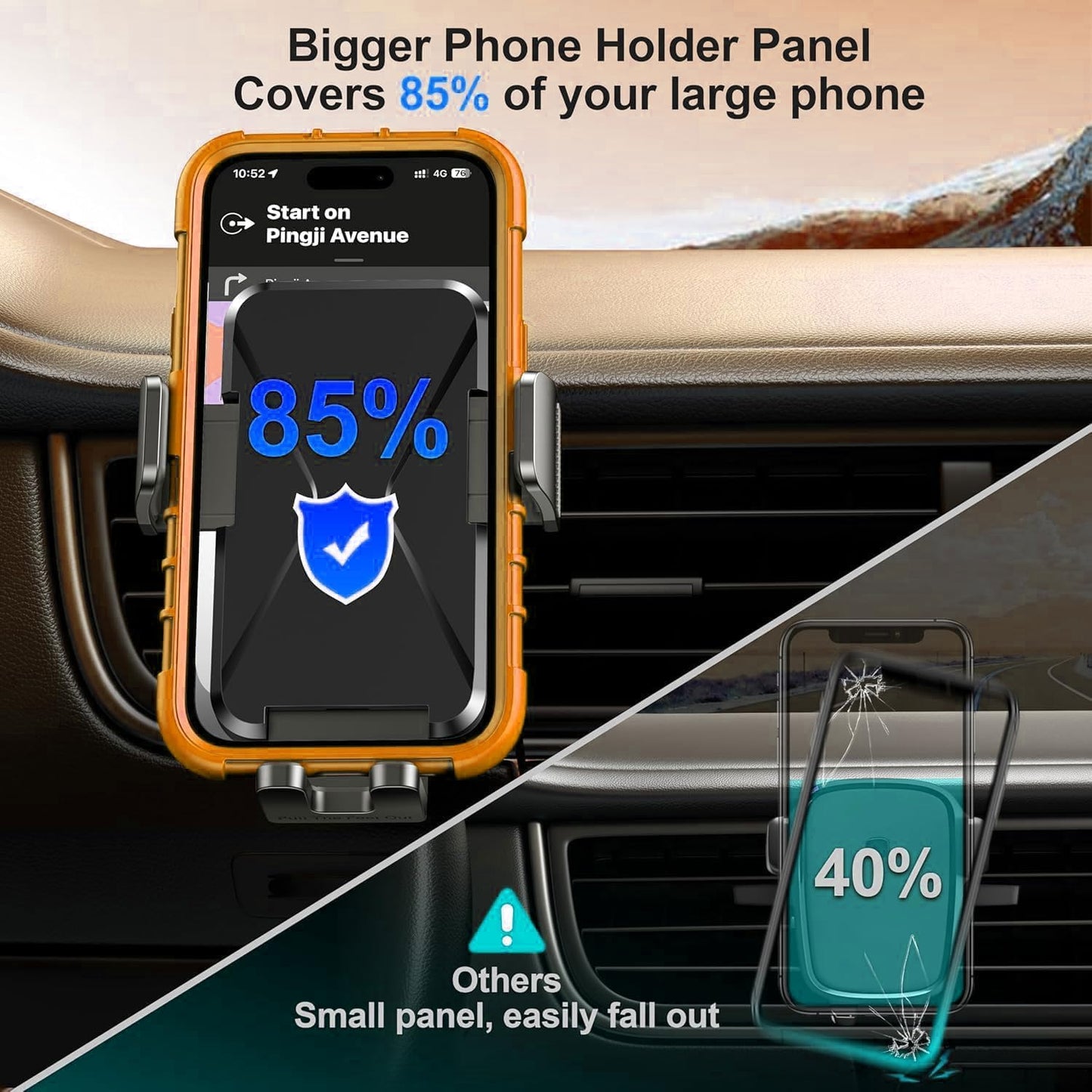 Qifutan Universal Car Phone Holder Mount