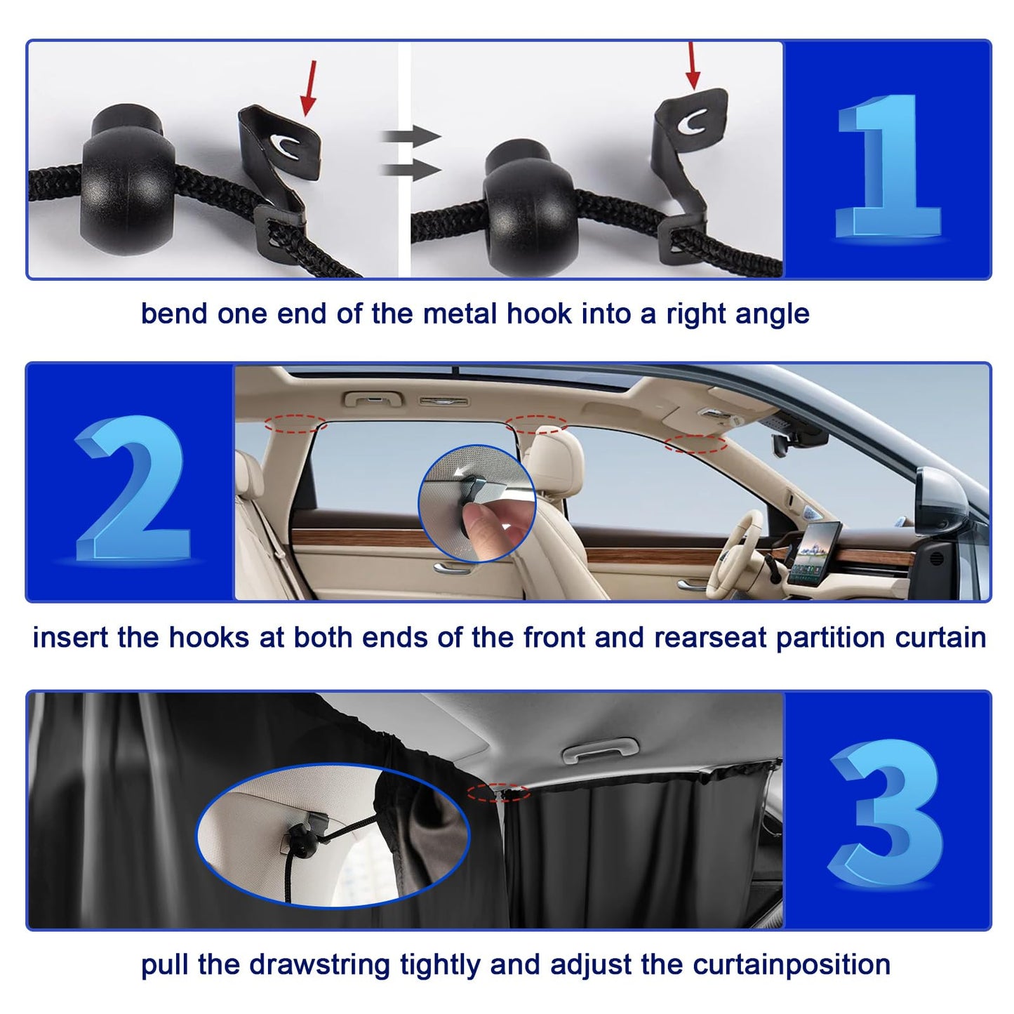 Universal Car Privacy Window Shade Set