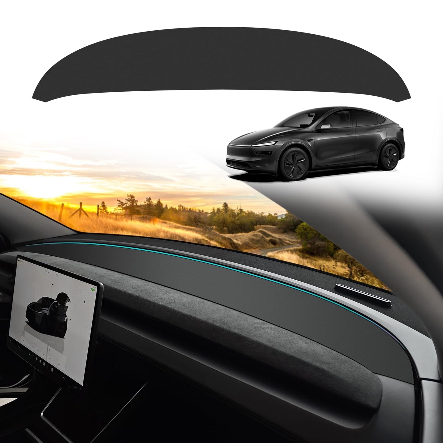 BestEvMod Custom Fit Dashboard Cover Mat