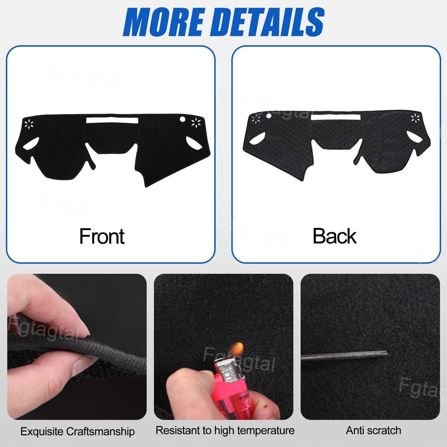 Fgtagtal Custom Dashboard Cover for Subaru