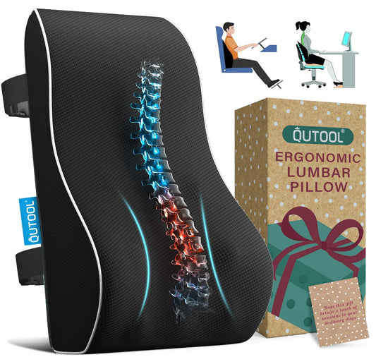 Lumbar Support Pillow Back Support for Chair,Lower Back Pillow