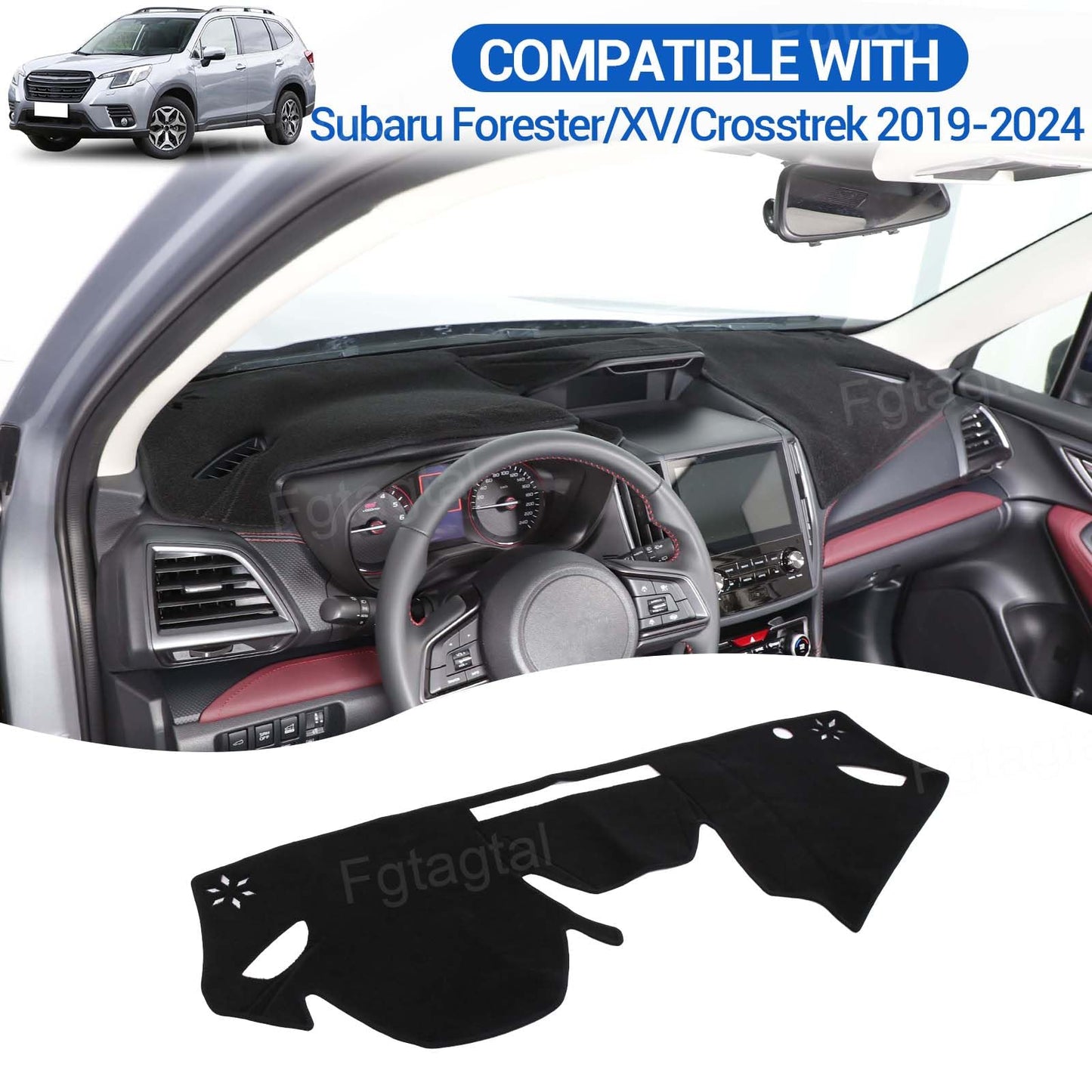 Fgtagtal Custom Dashboard Cover for Subaru