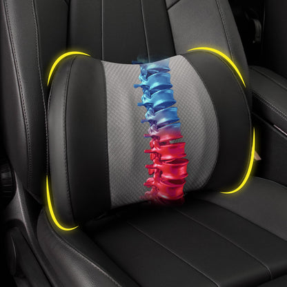 Memory Foam Lumbar Support Pillow for Car & Office