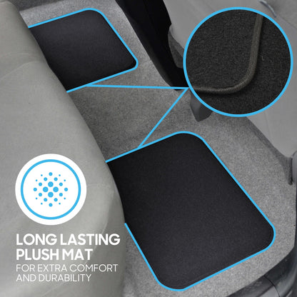 Premium Set of Universal Carpet Floor Mats
