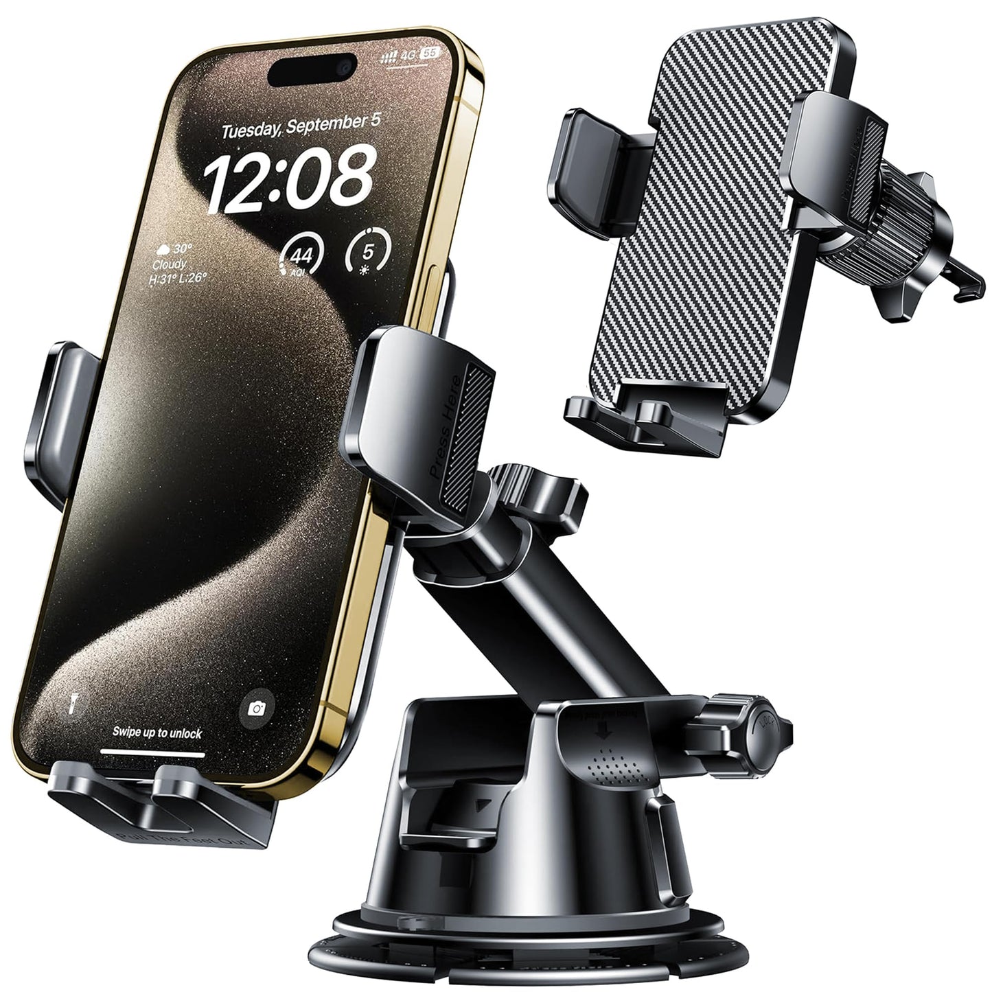 Qifutan Universal Car Phone Holder Mount
