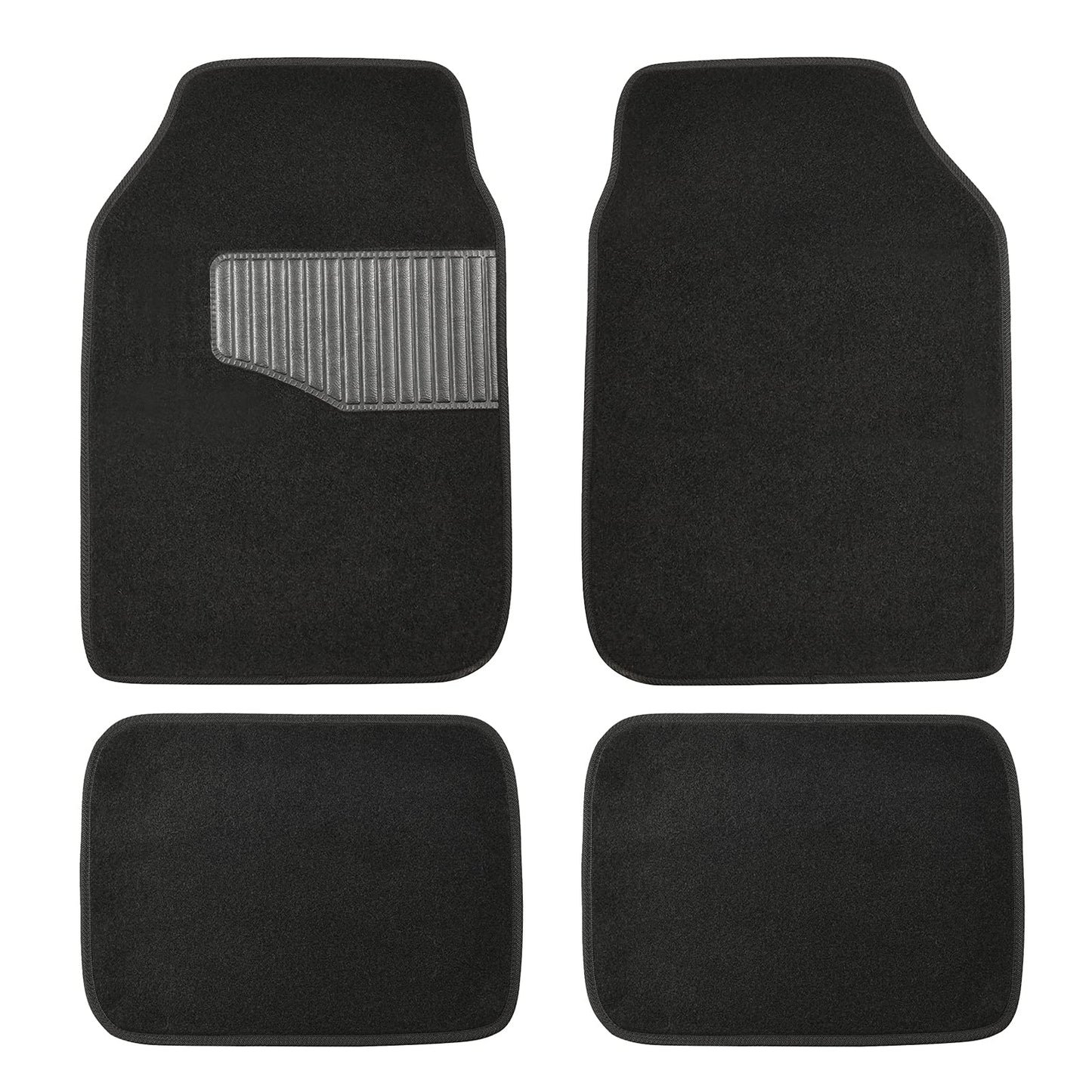 Amazon Basics Universal Fit All-Weather Heavy-Duty Carpet Floor Mats Cars