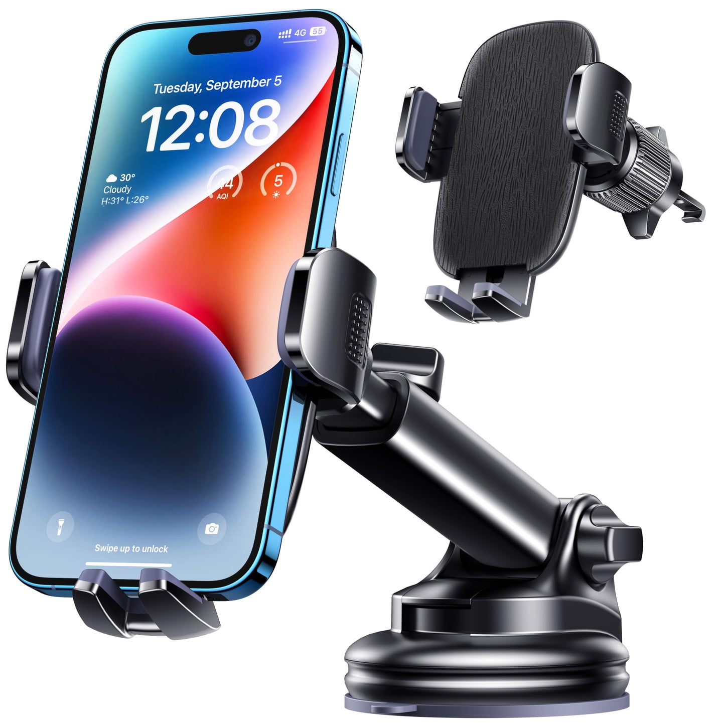 Qifutan Universal Car Phone Holder Mount