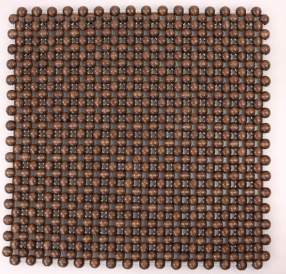 EXCEL LIFE Natural Wood Beaded Seat Cover Massaging Cool Cushion for Car Truck