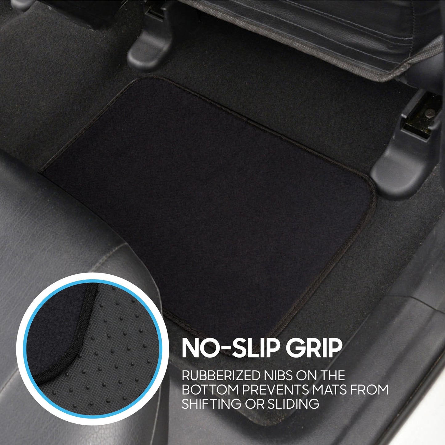 Premium Set of Universal Carpet Floor Mats