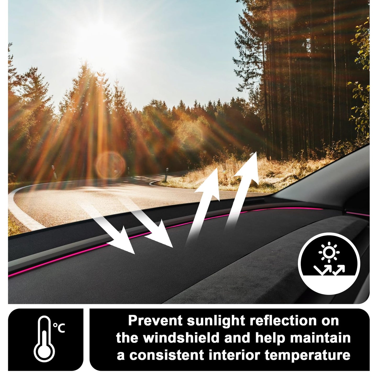 BestEvMod Custom Fit Dashboard Cover Mat