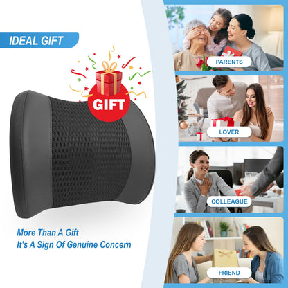 Memory Foam Lumbar Support Pillow for Car & Office