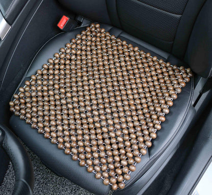 EXCEL LIFE Natural Wood Beaded Seat Cover Massaging Cool Cushion for Car Truck
