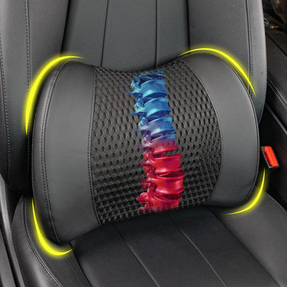 Memory Foam Lumbar Support Pillow for Car & Office